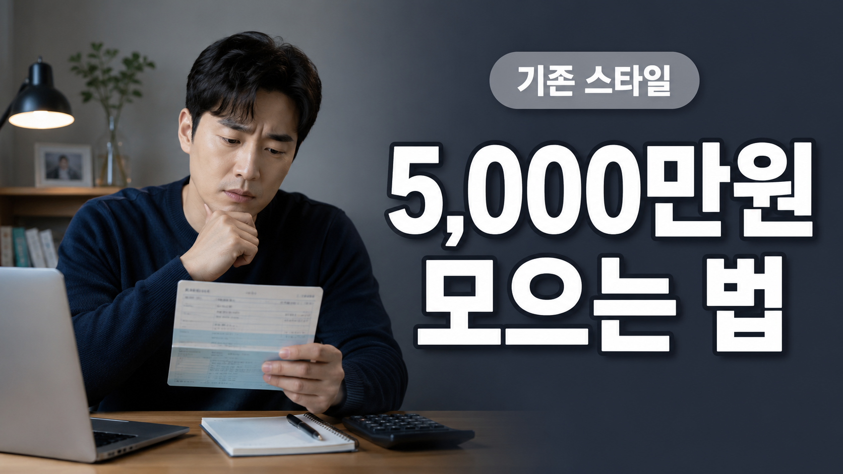 5,000만원 모으는 법 기존 썸네일
